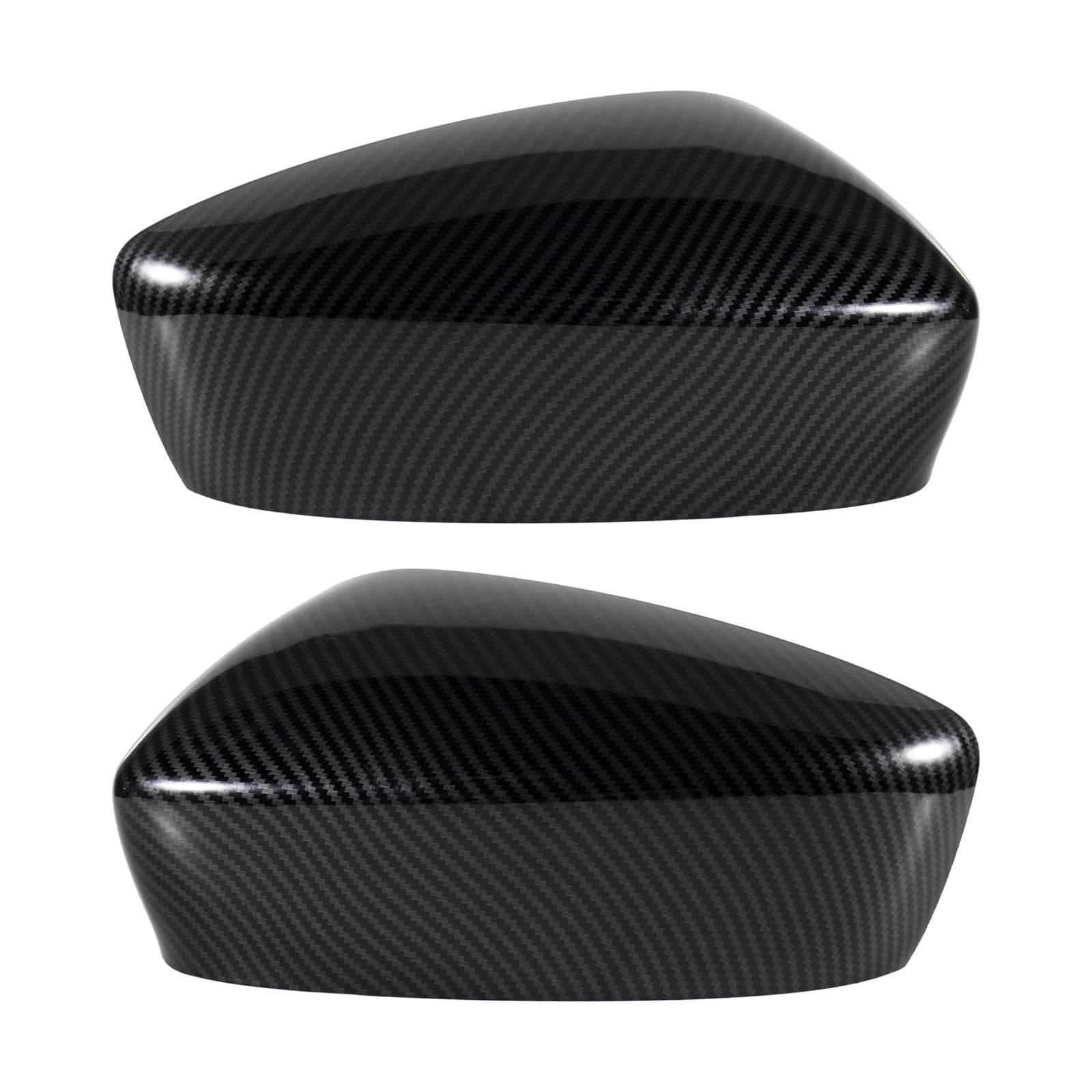 Rückspiegel Abdeckung,Außenspiegelgehäuse Carbon Fiber Muster Tür Rückspiegel Abdeckung Kappe Gehäuse Fit Verwenden Passend für Mazda 3 Axela 2014-2016 Auto Zubehör(Left and Right) von UKJIAHAO