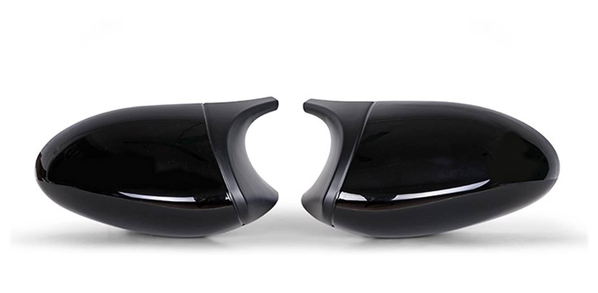 Rückspiegel Abdeckung,Außenspiegelgehäuse Cock Black Passend für BMW 1 3 Serie E81 E82 E87 E88 E90 E91 E92 E93 Seitenflügel Rückspiegel Abdeckkappe Autozubehör(ABS Black) von UKJIAHAO