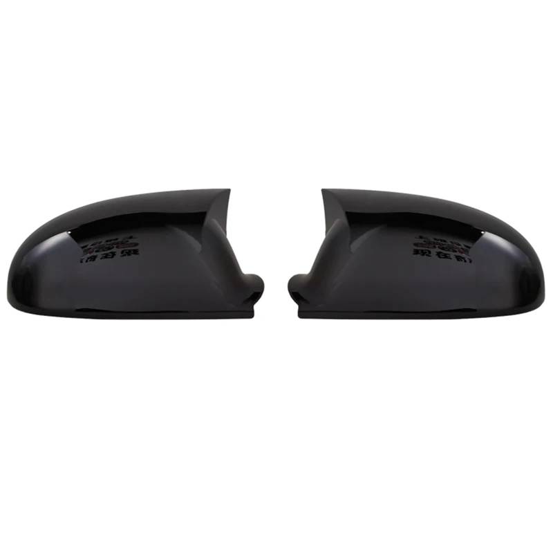 Rückspiegel Abdeckung,Außenspiegelgehäuse Passend Für VW Golf 5 MK5 GTI Seitenspiegelabdeckungen Und -Kappen.(Bright Black) von UKJIAHAO