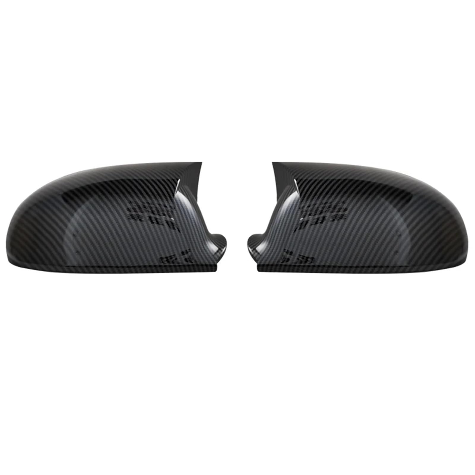Rückspiegel Abdeckung,Außenspiegelgehäuse Passend Für VW Golf 5 MK5 GTI Seitenspiegelabdeckungen Und -Kappen.(Carbon Fiber Pattern) von UKJIAHAO