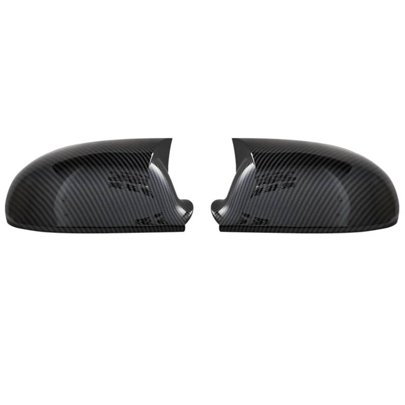 Rückspiegel Abdeckung,Außenspiegelgehäuse Passend Für VW Golf 5 MK5 GTI Seitenspiegelabdeckungen Und -Kappen.(Carbon Fiber Pattern) von UKJIAHAO