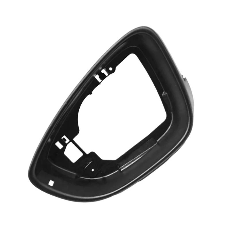 Rückspiegel Abdeckung,Außenspiegelgehäuse Passend für VW Jetta 6 MK6, glänzendes Seitenspiegelgehäuse, Rahmen, Rückspiegelhalter, Zierzubehör(Left Driver Side) von UKJIAHAO