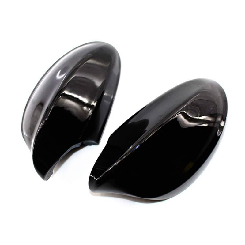 Rückspiegel Abdeckung,Außenspiegelgehäuse Rückseite Spiegel Abdeckkappen Gloss Schwarz Side Spiegelabdeckungen Passend für-BMW E90 E91 325i 328i 330i Sedan 2005-2008 von UKJIAHAO