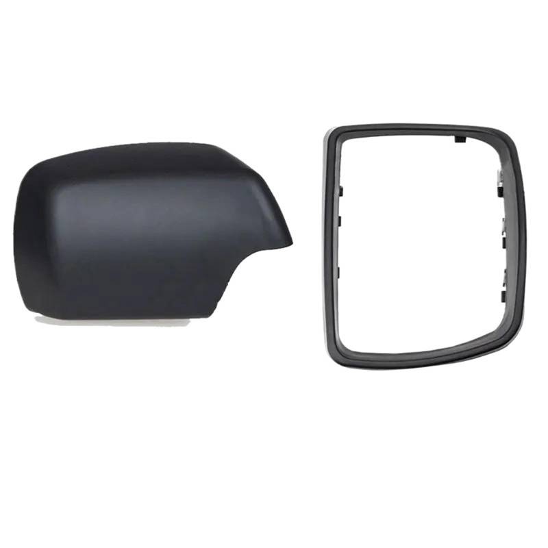 Rückspiegel Abdeckung,Außenspiegelgehäuse Seitenspiegel-Abdeckkappe Passend Für BMW E53 X5 2000–2006 Autotür-Außenspiegelhalter Rückspiegel-Zierring Gehäuserahmen(Right) von UKJIAHAO