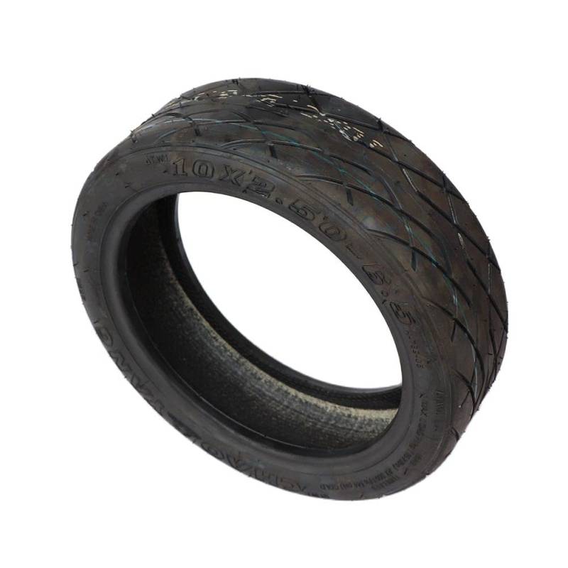 Schlauch,Motorradschlauch 10 Zoll 10x2.50-6.5 Tubeless Reifen for Elektroroller 3 6V 48V. Motornabe-Vorder- oder Hinterrad-Vakuumreifen von UKJIAHAO