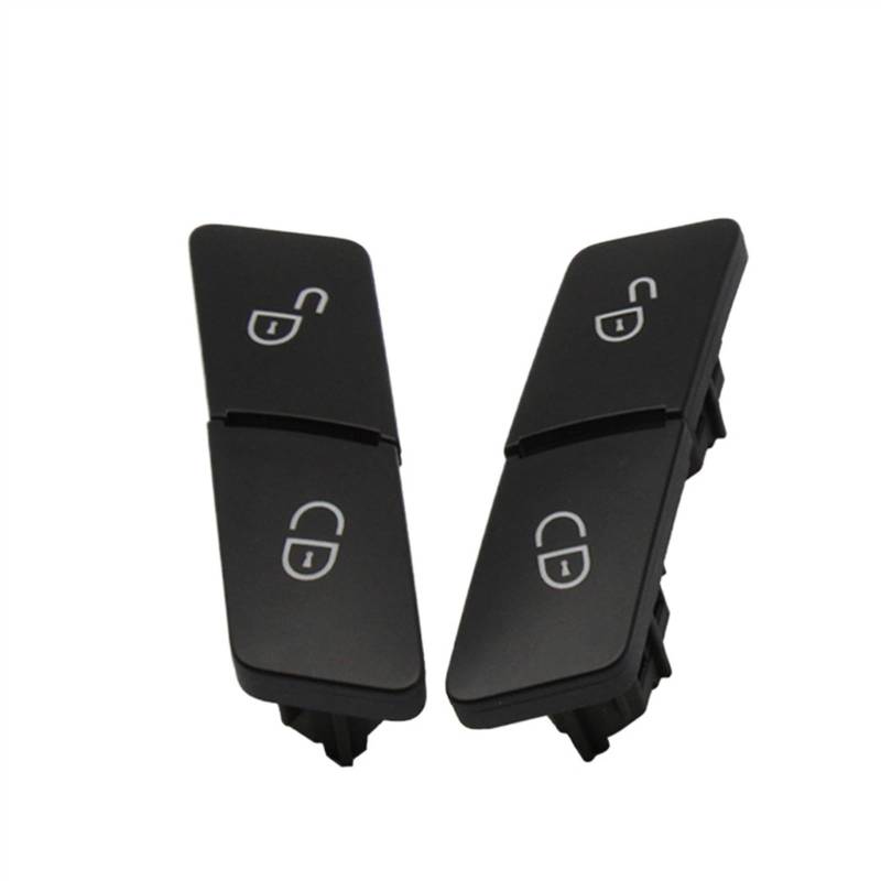 Türverriegelungsschalter Schwarz-silberner Schalter for Entriegeln der Türverriegelung vorne Links rechts Autotürverriegelungsschalter(Black One Pair) von UKJIAHAO