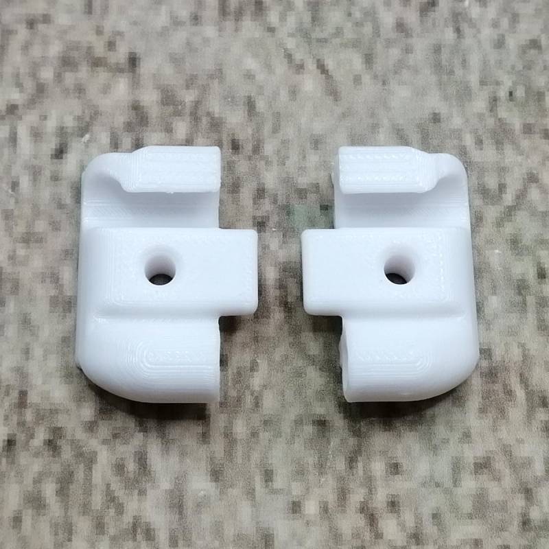 ULEIVA Ersatz Endkappen Set 2 Stck Weiss kompatibel mit Kederleiste Zierleiste Endstück für Wohnwagen kompatibel mit Tabbert Dethleffs Hobby LMC TEC (Weiss) von ULEIVA