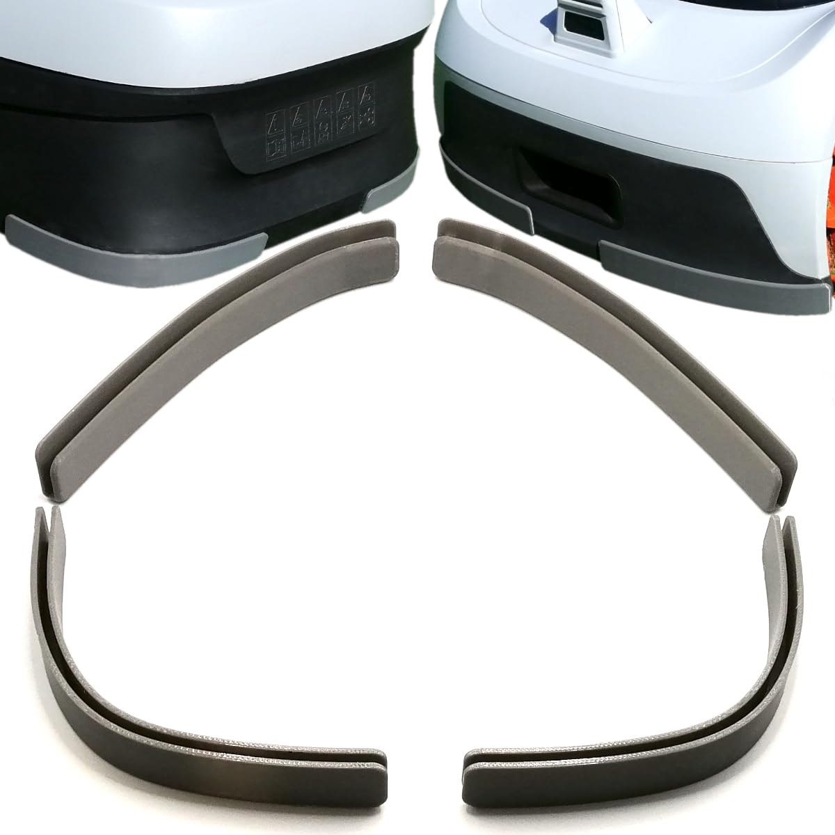 ULEIVA Ersatz Kantenschutz Grau kompatibel mit Segway i105e & i108e Navimow Mähroboter Bumper (Grau) von ULEIVA