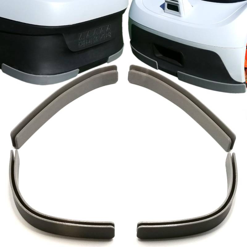 ULEIVA Ersatz Kantenschutz Grau kompatibel mit Segway i105e & i108e Navimow Mähroboter Bumper (Grau) von ULEIVA