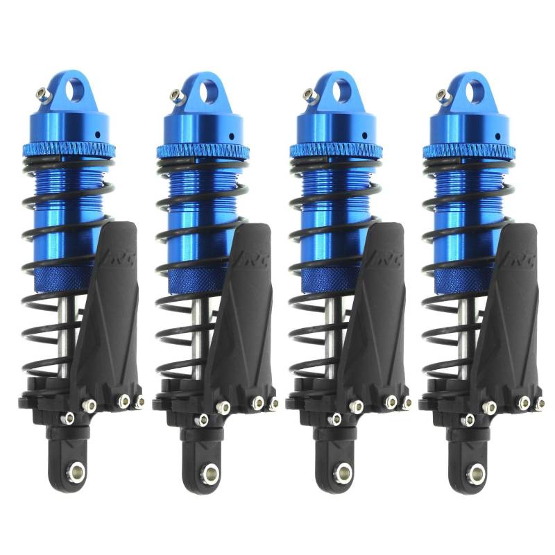 4 Stück 100 mm RC Auto Stoßdämpfer Set RC Upgrade Teile für Traxxas 1/10 Short Course Truck Hqtoys 727 RC Auto (blau) von ULIIK