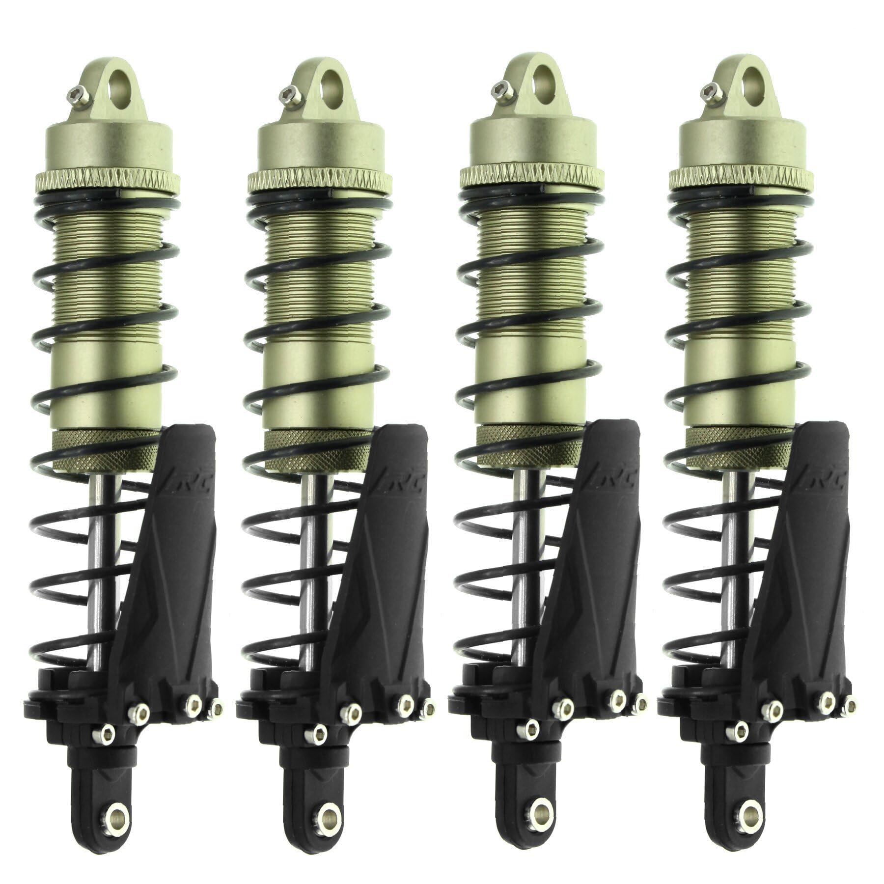 4 x 100 mm RC Auto Stoßdämpfer Set RC Upgrade Teile für Traxxas 1/10 Short Course Truck Hqtoys 727 RC Auto (grün) von ULIIK