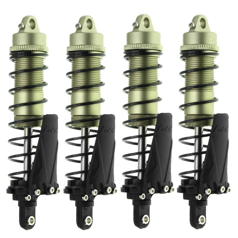4 x 100 mm RC Auto Stoßdämpfer Set RC Upgrade Teile für Traxxas 1/10 Short Course Truck Hqtoys 727 RC Auto (grün) von ULIIK