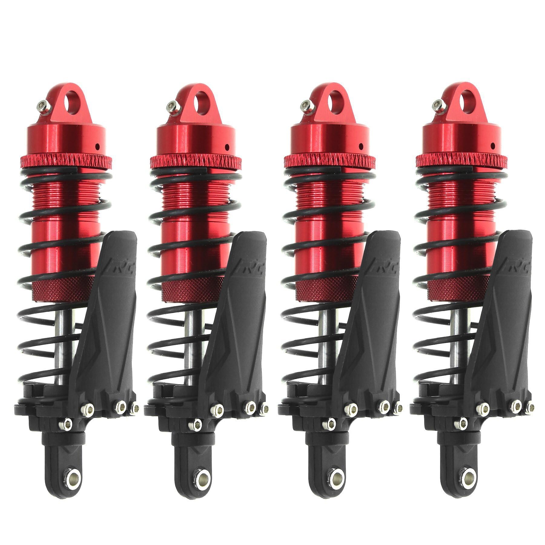 4 x 100 mm RC Auto Stoßdämpfer Set RC Upgrade Teile für Traxxas 1/10 Short Course Truck Hqtoys 727 RC Auto (rot) von ULIIK