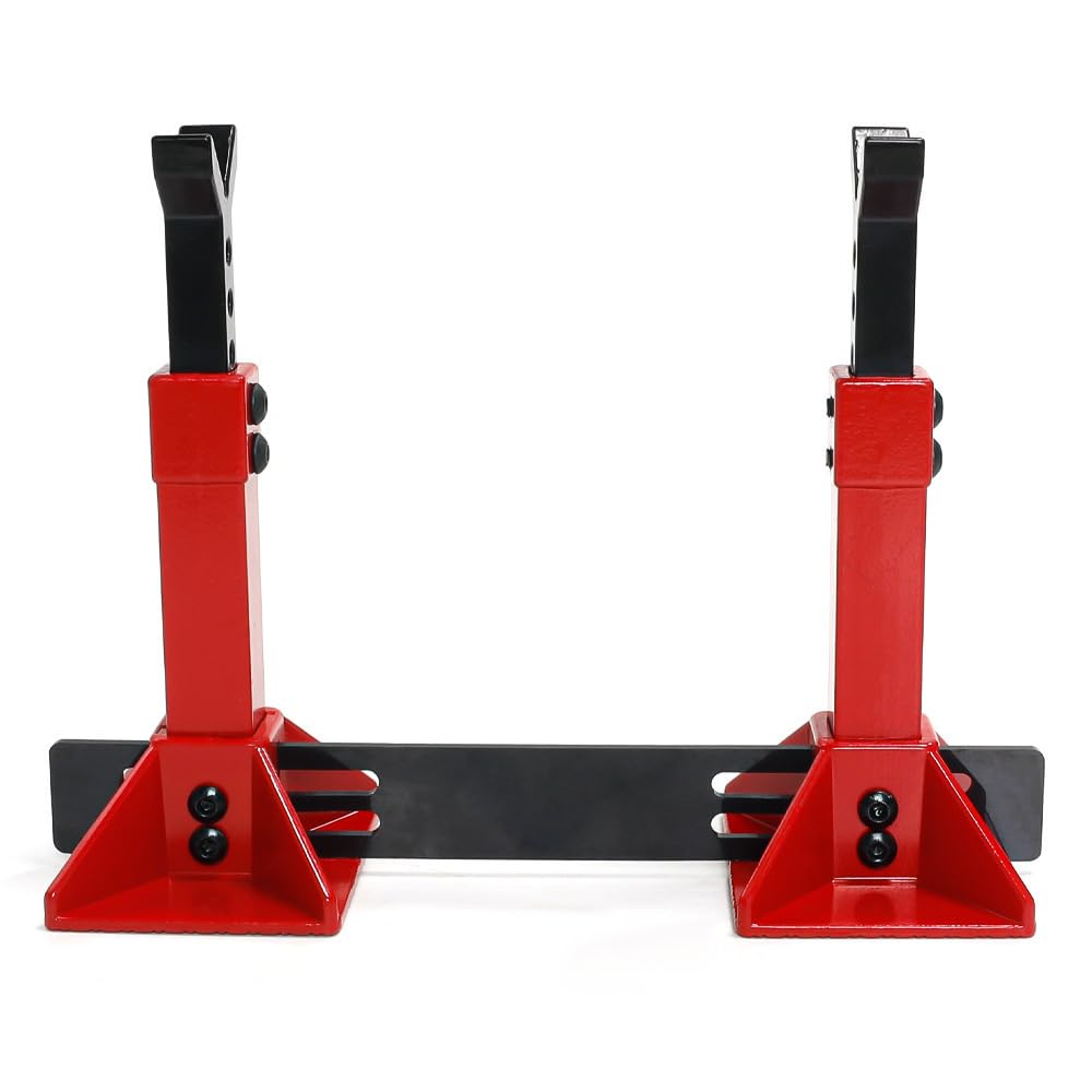 Simuliertes RC Auto Metall Hebeheber RC Reparatur Werkzeug für SCX10 D90 CC01 TRX4 1/10 Crawler RC Car (Rot) von ULIIK