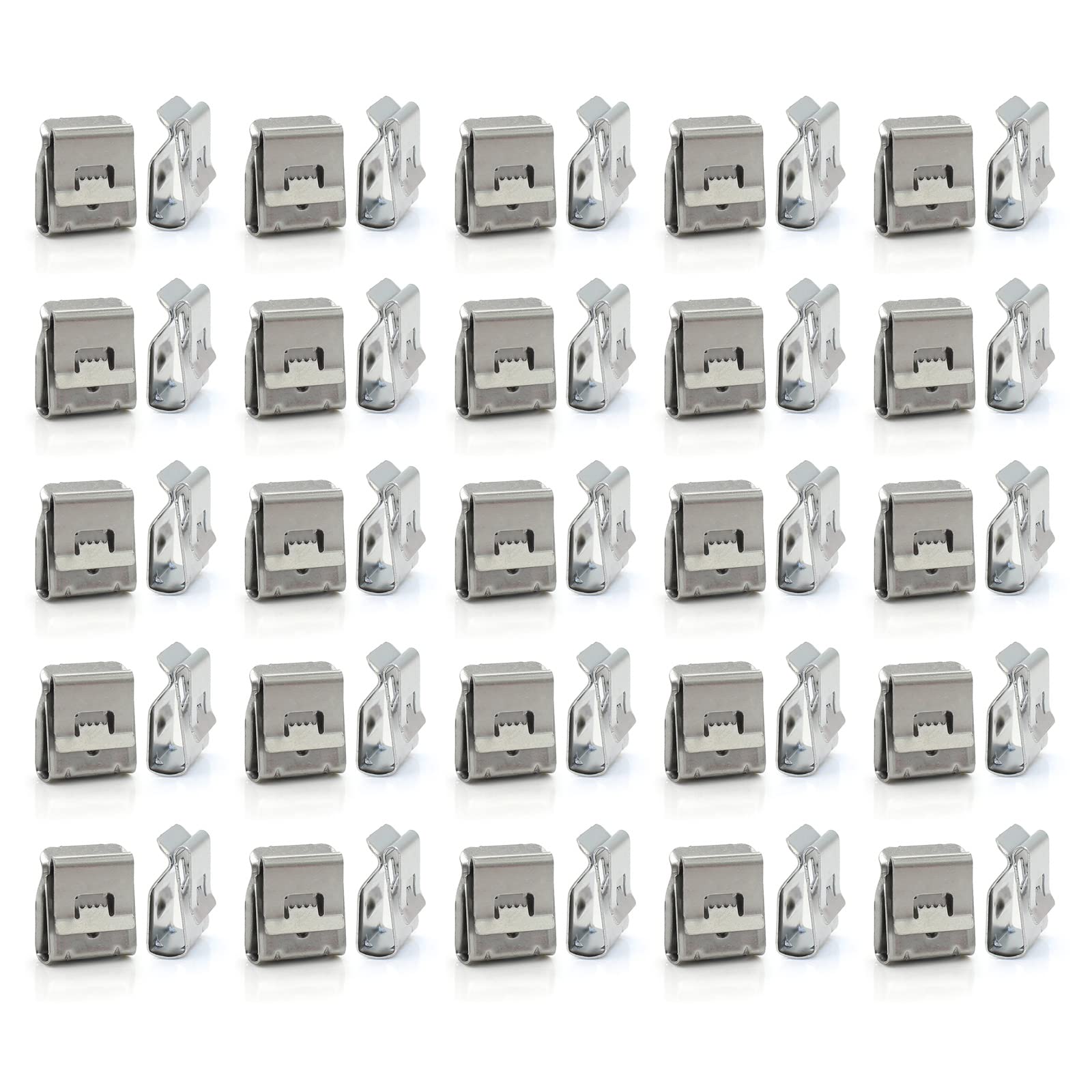 50pcs Solar Cable Clip Draht Clip Edelstahl Solarkabel Management Klemme Solarzubehör 50pcs Solar Cable Clip Draht Clip Edelstahl Solarkabel Management Klemme Solarzubehör von ULIJTH
