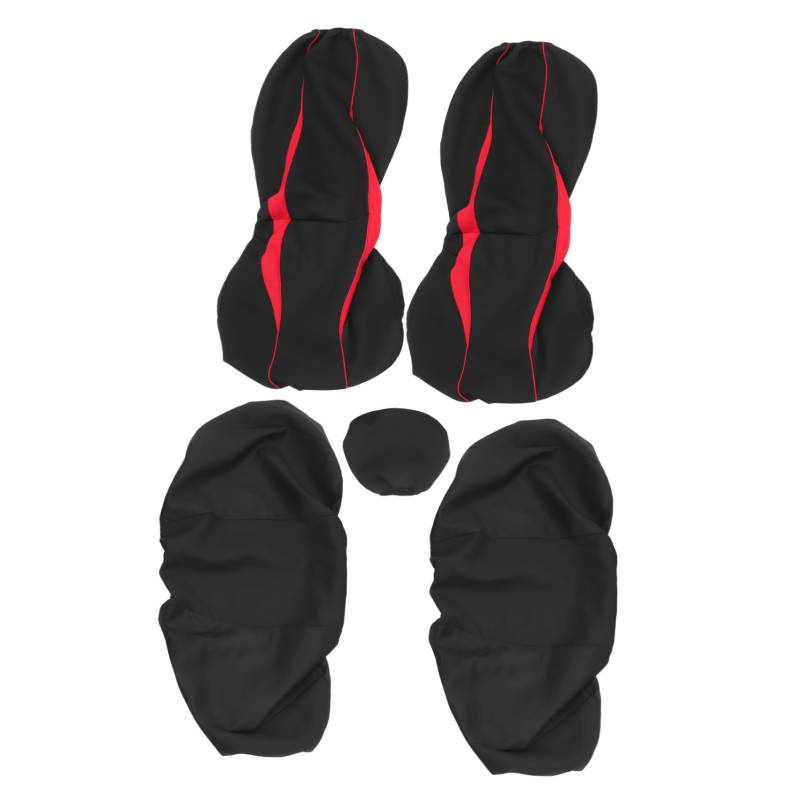 ULTECHNOVO 1 Satz Autositzüberzug Sitzbezüge Schutz Auto-rücksitz LKW Abdeckung Beschützer Sitzwagen Zurück Automatten Sitzverzierauto Vorne Innenverkleidungen Für Auto 100% Polyester Rot von ULTECHNOVO