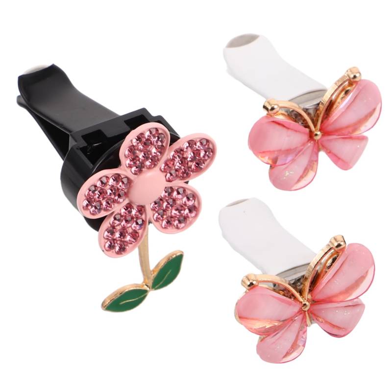 ULTECHNOVO 1 Set Auto Luftauslass Clip Autos Süßer Fürs Auto Frauen Auto Für Frauen Mädchenhaftes Auto Zubehör Lüftungsclips Süße Auto Für von ULTECHNOVO