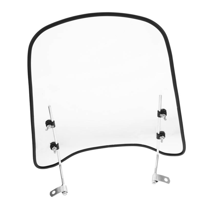 ULTECHNOVO 1Satz Universelle Windschutzscheibe Transparentes PC Material Erweiterte Windabweiser für Verbesserten Schutz für Motorräder und Fahrzeuge Schlankes Retro Design von ULTECHNOVO
