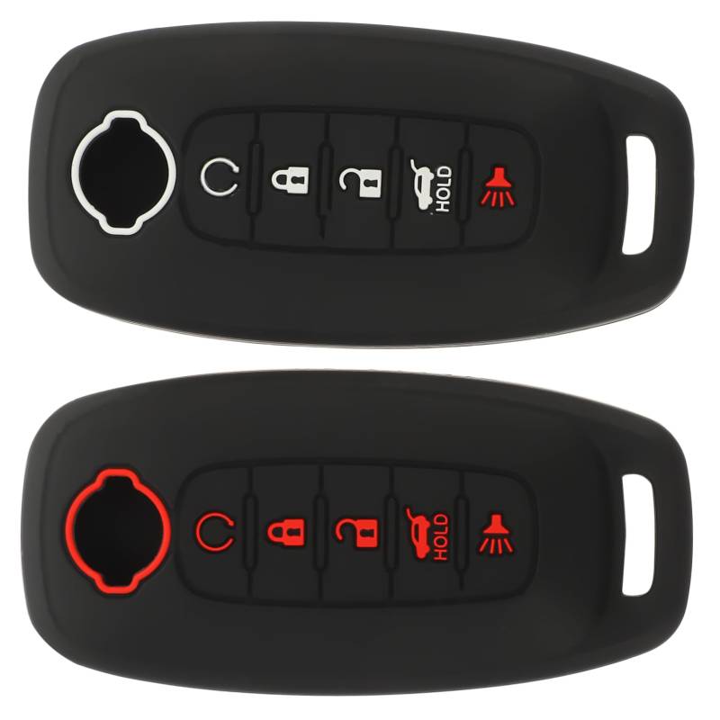 ULTECHNOVO 2Stücke Auto Schlüsselanhänger Abdeckung aus Kompatibel mit Altima Schlüsselanhänger Spritzwassergeschützt Perfekter Schutz für Ihr Autoschlüssel Fernbedienung Einfach von ULTECHNOVO