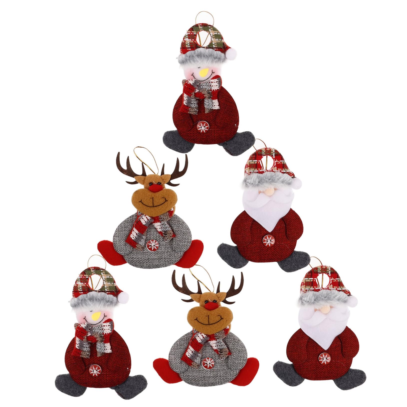 ULTECHNOVO 6St Auto-Anhänger-Dekoration weihnachtsgeschenke plüsch weihnachtsmann kleine weihnachtsanhänger winter deko weihnachtsschmuck zum aufhängen Schneemann-Weihnachtsschmuck Stoff ULTECHNOVO 6St Auto-Anhänger-Dekoration weihnachtsgeschenke plüsch weihnachtsmann kleine weihnachtsanhänger winter deko weihnachtsschmuck zum aufhängen Schneemann-Weihnachtsschmuck Stoff von ULTECHNOVO