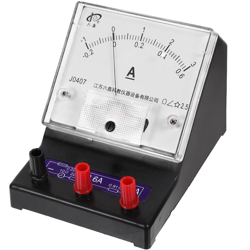 ULTECHNOVO Amperemeter, Analoges Amperemeter 0-3A Zeiger DC Amperemeter Messgerät Panel Strommessgerät mit Einfacher Struktur Messgerät Ampere Strommessung Physik Amperemeter für Heimschullabor von ULTECHNOVO