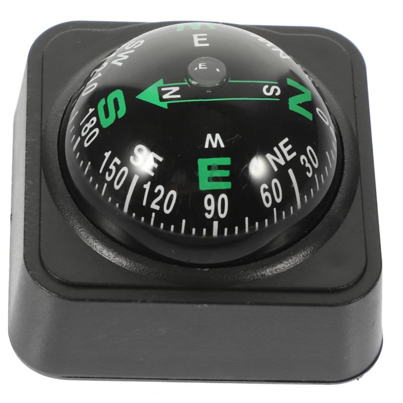 ULTECHNOVO Auto Kompass Mini-kompass Auto-armaturenbrett-kompass Auto-kompass-armaturenbretthalterung Autokompass Kompass Für Armaturenbrettmontage Kompass Fürs Auto Kompassauto Black Acryl von ULTECHNOVO
