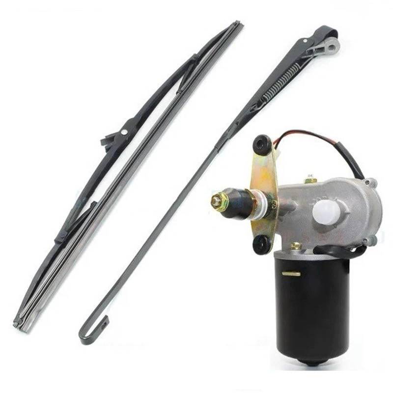 12V 48V 60V Wischerblätter Elektrischer Wischermotor Ohne Knochen Elektrischer Wischermotor Mit/ohne Schalter Elektrofahrrad-Dreiradwischer ﻿ Scheibenwischermotor Wischermotor(48V 60V,Without switch 1 von UMDJJU