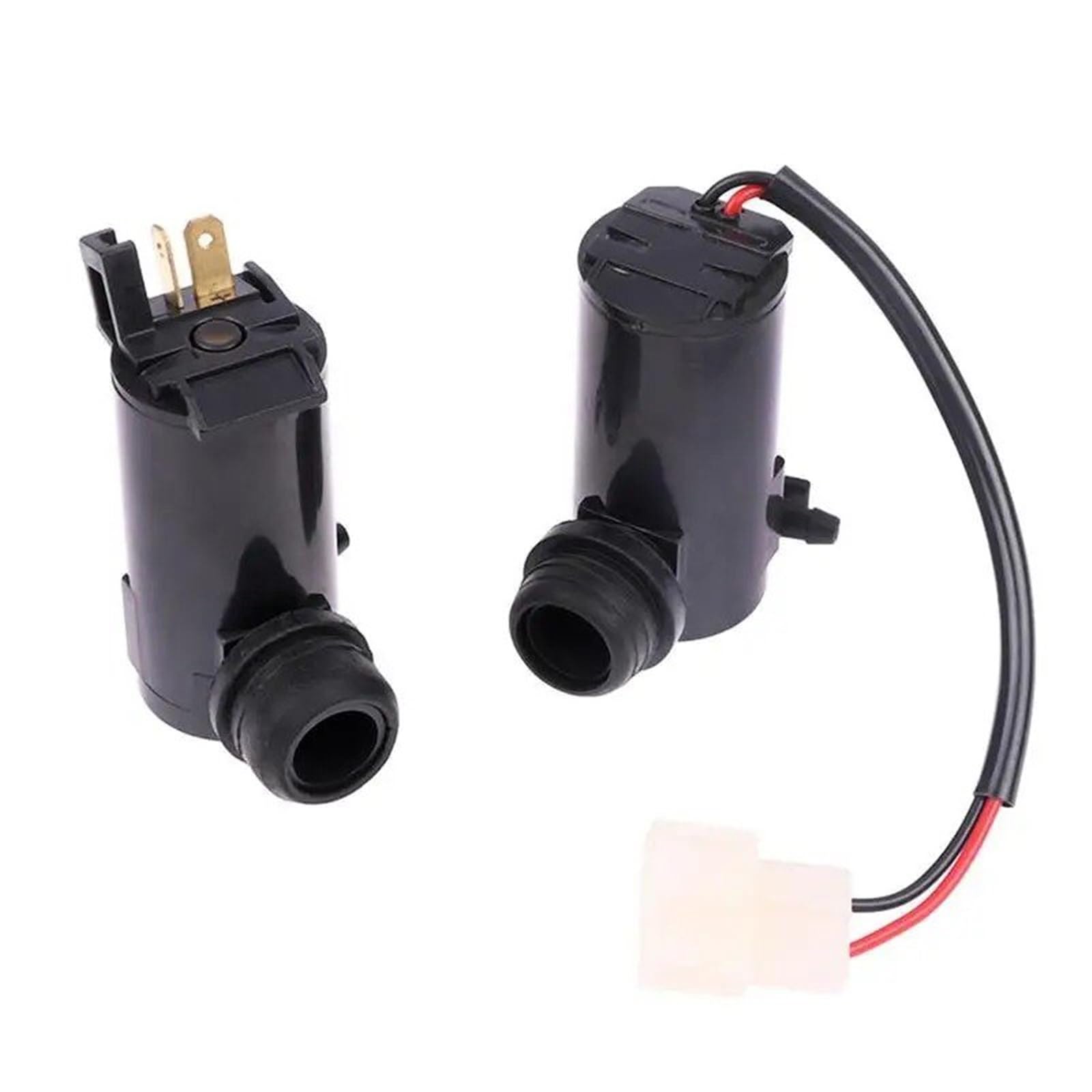 12V Universal Auto Glas Wischer Windschutzscheibe Wasser Waschmaschine Pumpe Jet Motor Auto Styling Windschutzscheibe Ersatz Kit Scheibenwischermotor Wischermotor(B) von UMDJJU
