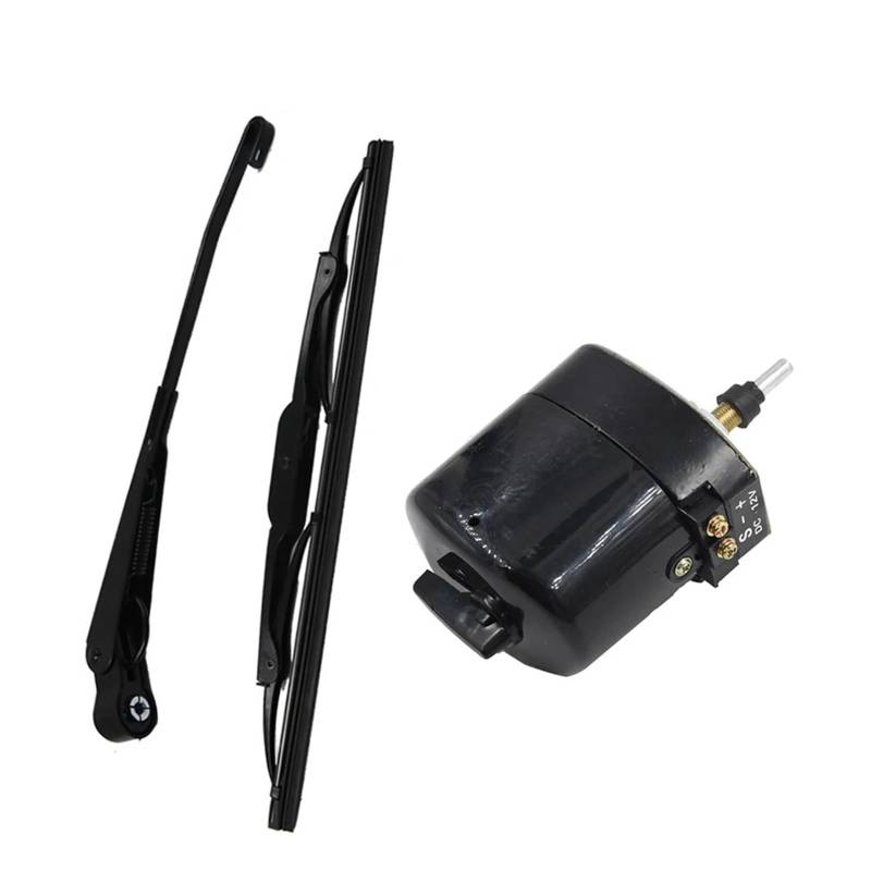 12V Universal-Scheibenwischermotor Mit Für Und Blatt Für Angelboote Und Wohnwagen 01287358 7731000001 0390506510 Autozubehör Scheibenwischermotor Wischermotor(Wiper and Motor) von UMDJJU