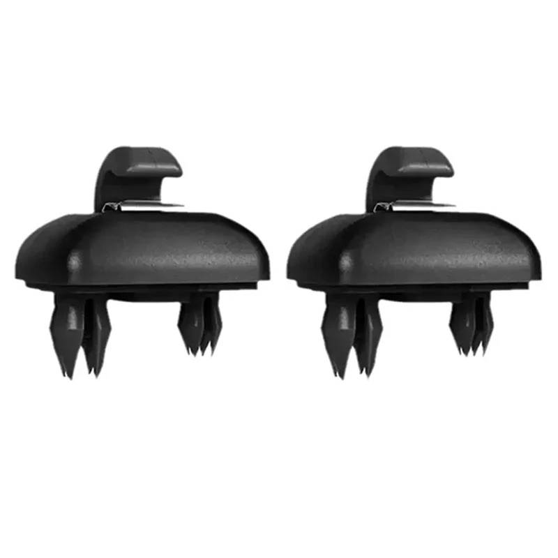 Auto-Sonnenblendenbaugruppe Für A1 Für A3 S3 Für A4 S4 Für A5 S5 Für Q3 Für Q5 8U0857562A Grau Schwarz 2 Stück Auto-Sonnenblendenclip Grau Innenaufhängerhaken Cliphalterung Blendfreie Sonnenblende(2pc von UMDJJU