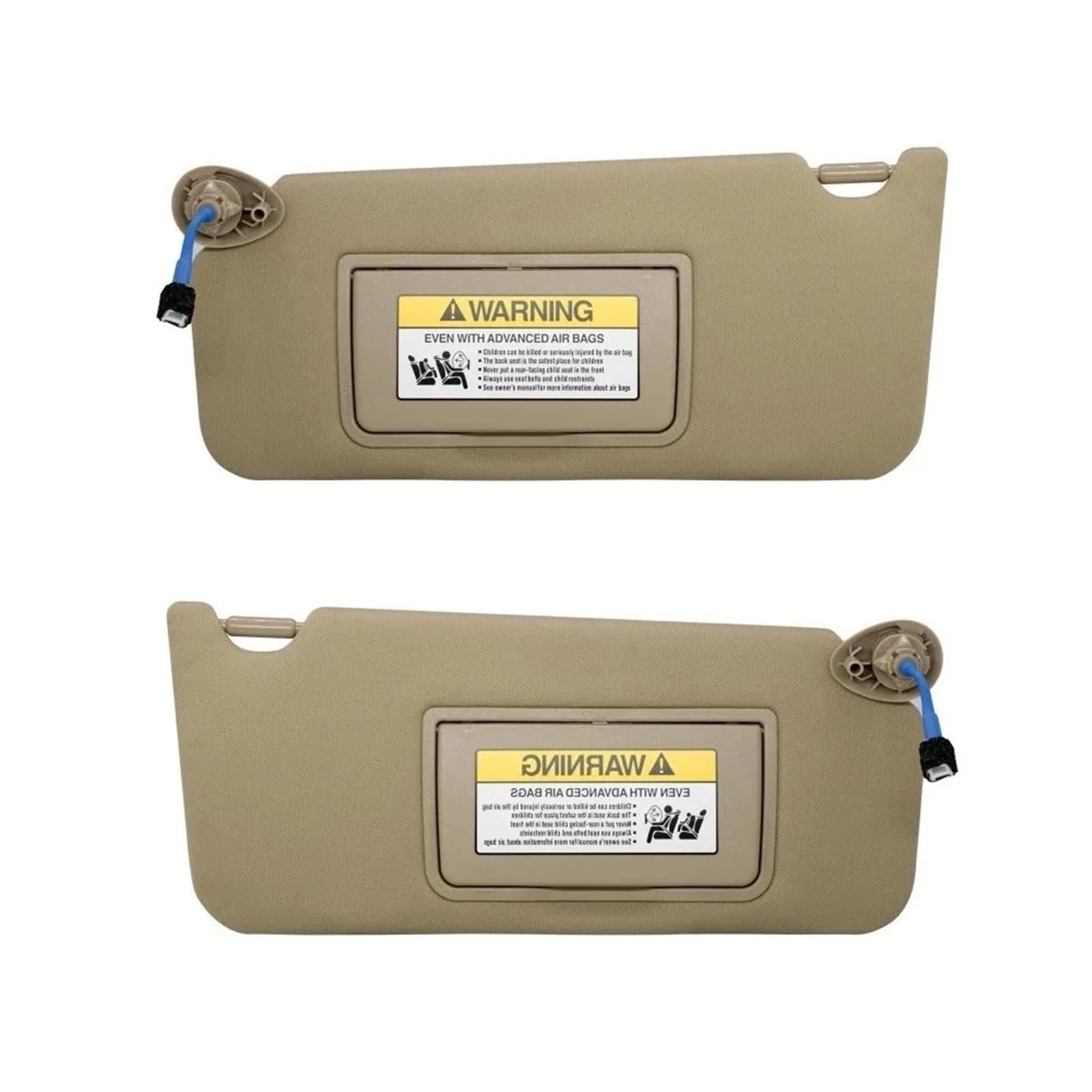 Auto-Sonnenblendenbaugruppe Für Accord 2008 2009 2010 2011 2012 2013 2014-2017 Auto-Sonnenblende Grau-beige Fahrerseite Beifahrerseite Links Rechts Blendfreie Sonnenblende(Beige Left and Right) von UMDJJU