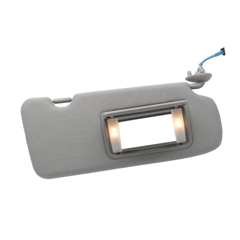 Auto-Sonnenblendenbaugruppe Für CRV 2017 2018 2019 2020 2021 2022 83280-TG7-A12ZB 83230-TLA-A12ZA Auto Sonnenblende Mit Licht Vorne Sonne Schild Links Rechts Blendfreie Sonnenblende(Gray Right) von UMDJJU