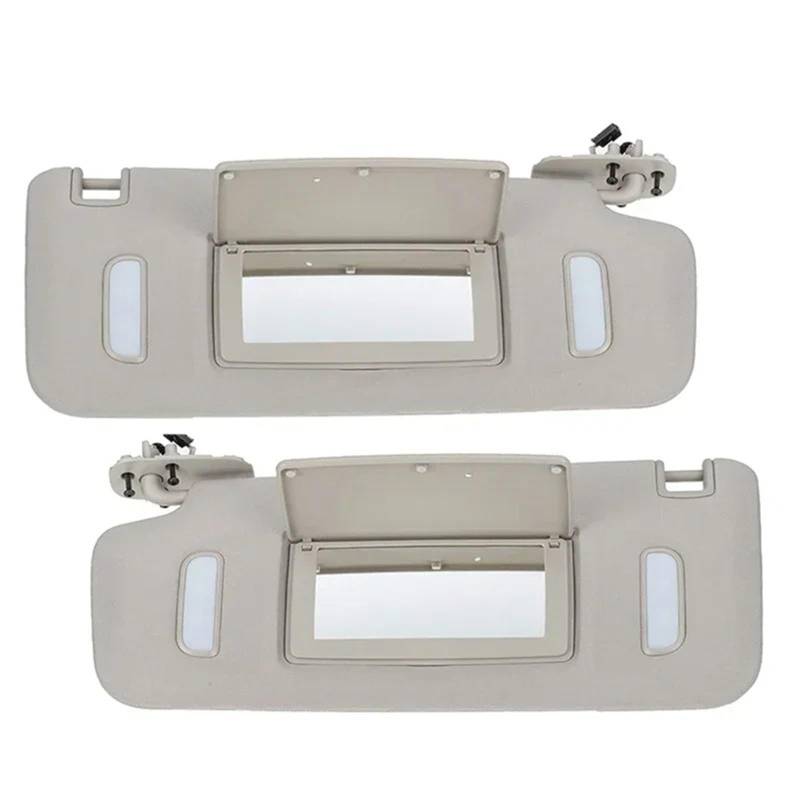 Auto-Sonnenblendenbaugruppe Für Chevrolet Für Tahoe Für GMC Für Yukon 2007-2014#22850306 Autozubehör Frontscheibe Sonnenblenden Schatten Schild Sonnenschutz Abdeckung Blendfreie Sonnenblende(Gray A P von UMDJJU