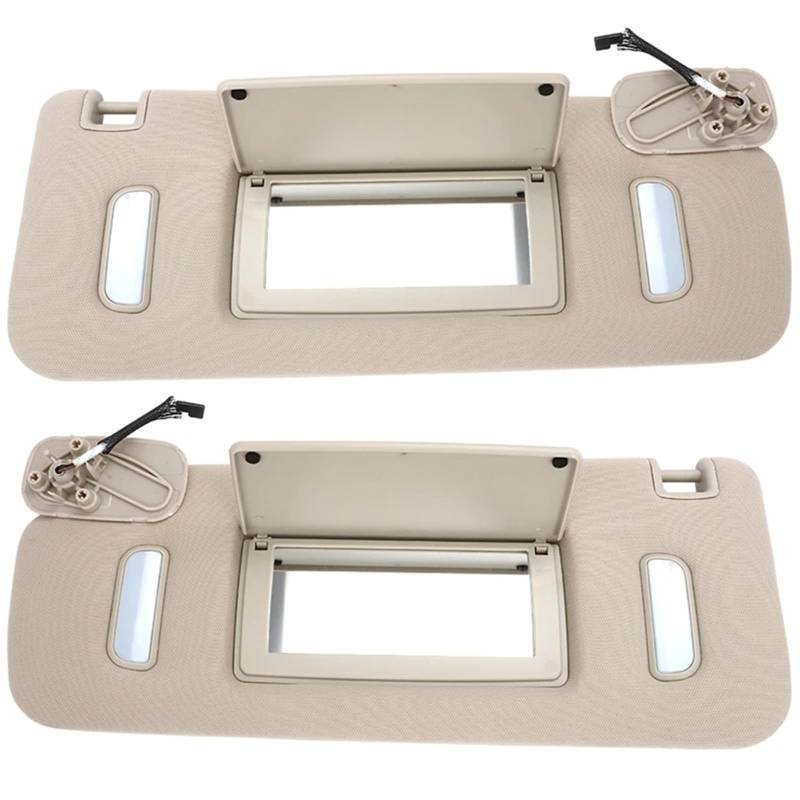 Auto-Sonnenblendenbaugruppe Für Chevrolet Für Tahoe Für Suburban 2007-2014 2008 2009 2010 2011 2012 Links Rechts Seite Sonnenblende Sonnenschirm Auto Sonnenblende Blendfreie Sonnenblende(1 Pair) von UMDJJU