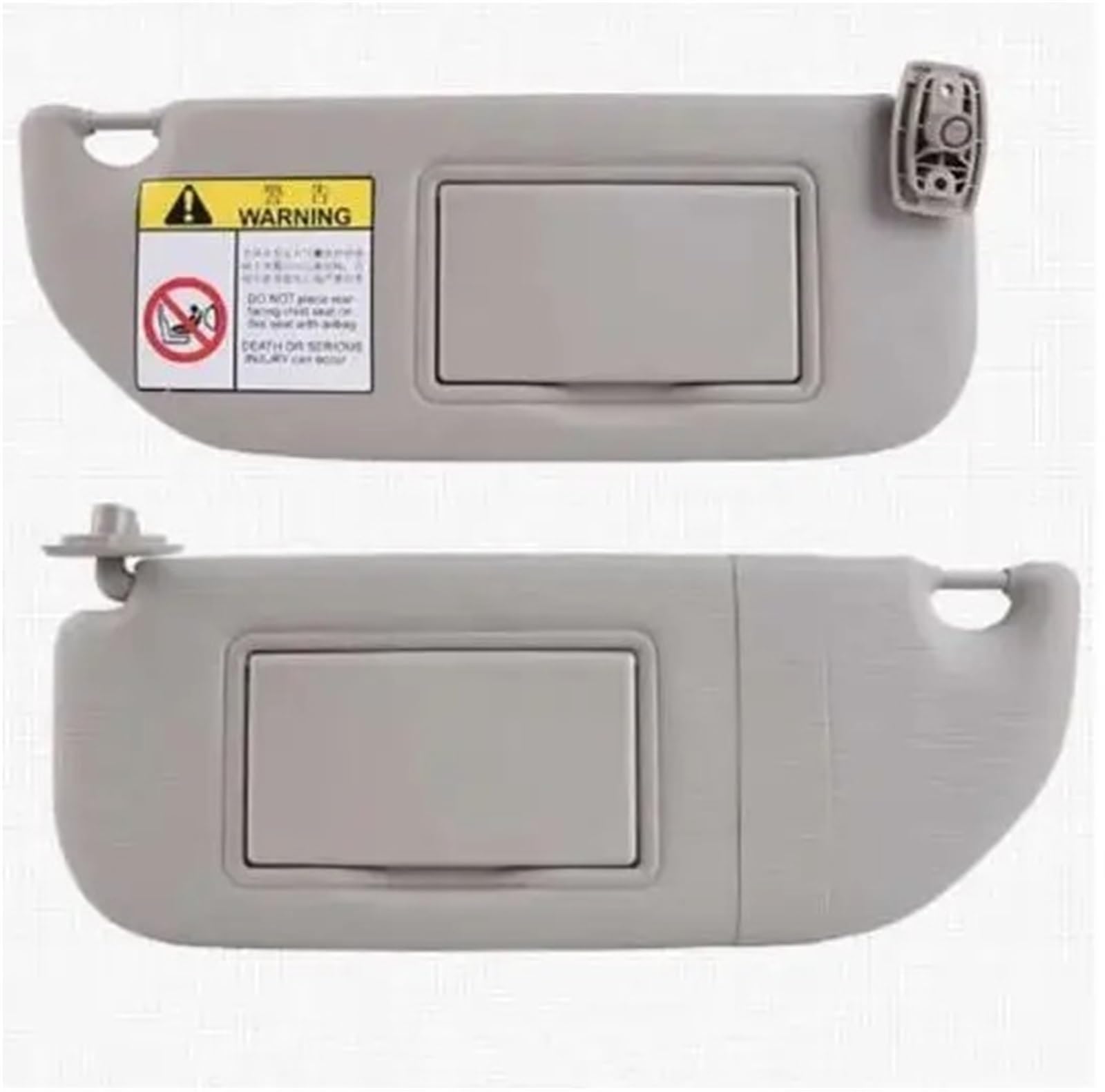 Auto-Sonnenblendenbaugruppe Für Citroen Für C2 Innen Sonnenblende Mit Spiegel Front Visier Montage Auto Zubehör Blendfreie Sonnenblende(Left and Right) von UMDJJU