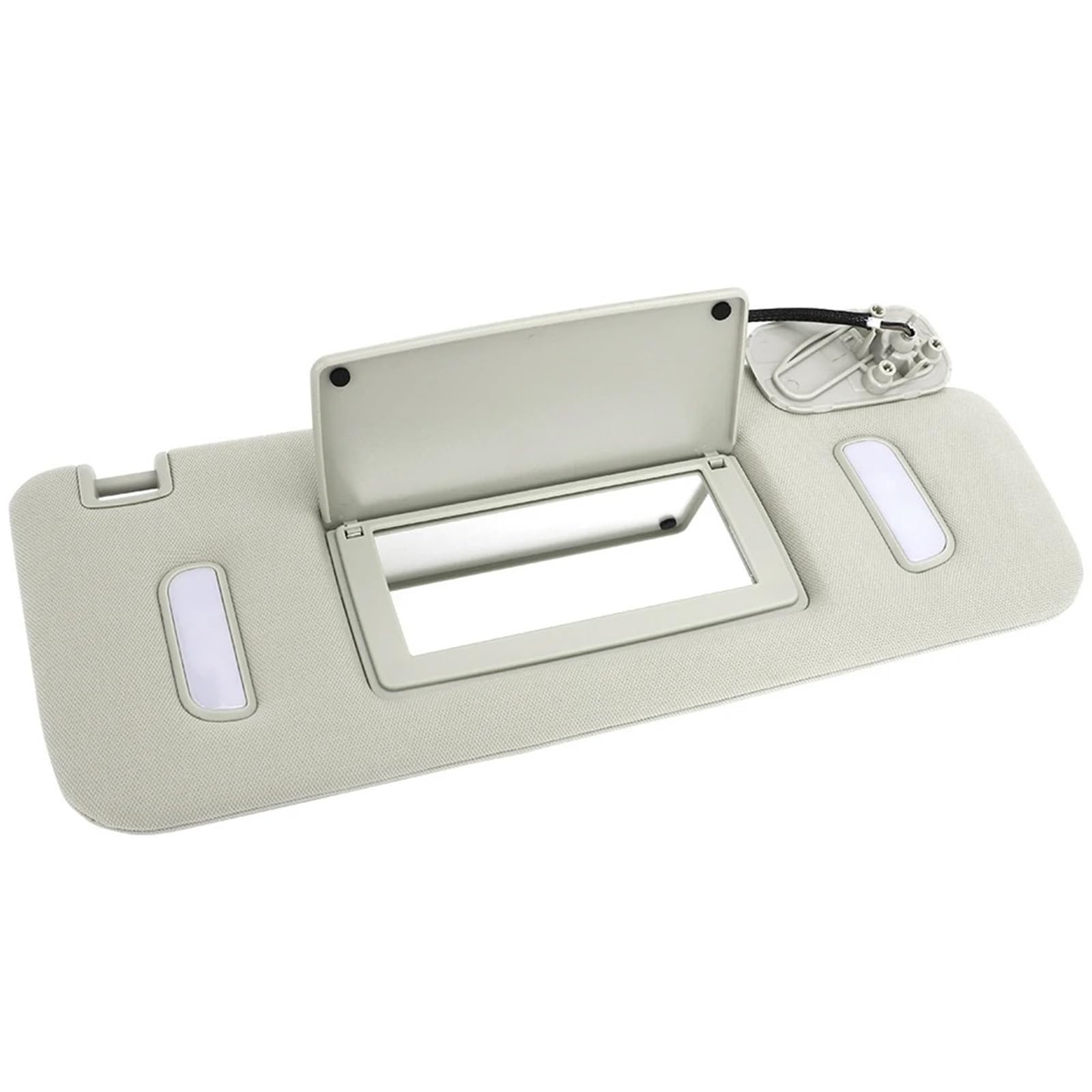 Auto-Sonnenblendenbaugruppe Für GMC Für Sierra 2007-2014 Fahrer Passagier Seite Sonnenblende Make-Up Spiegel Sonne Schild Bord Sonnenblende Blendfreie Sonnenblende(Left) von UMDJJU