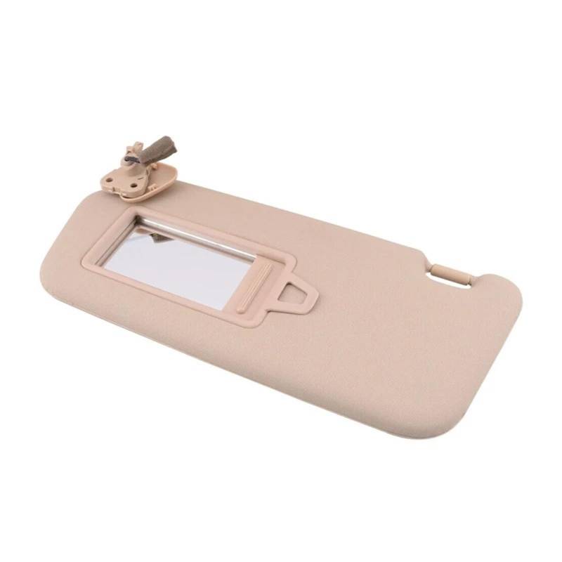 Auto-Sonnenblendenbaugruppe Für Hyundai Für Accent 2006-2010 1/2 Stücke Auto Frontscheibe Licht Schallwand Sonnenblende Mit Make-Up Spiegel Blendfreie Sonnenblende(1pc Left) von UMDJJU