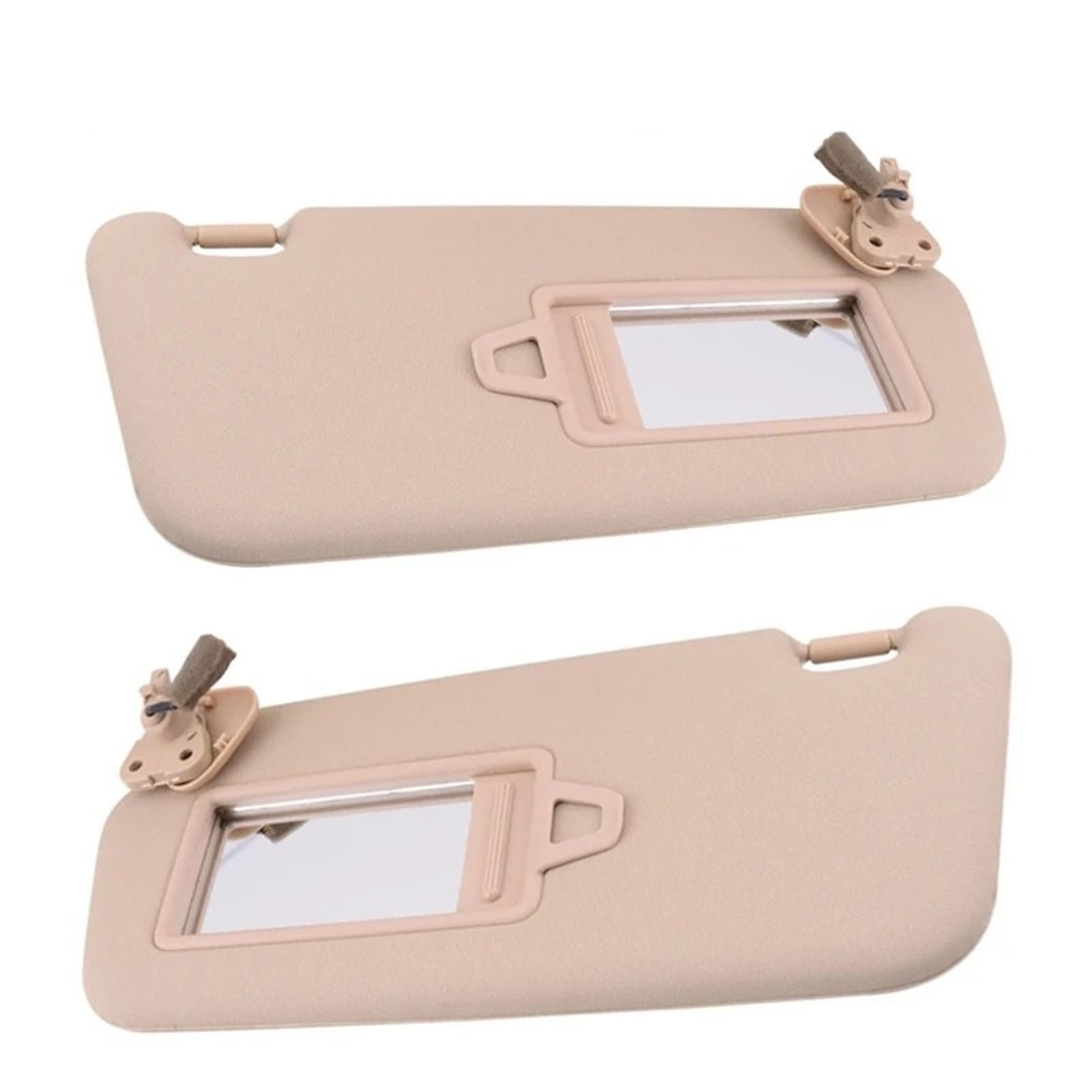 Auto-Sonnenblendenbaugruppe Für Hyundai Für Accent 2006-2010 1/2 Stücke Auto Frontscheibe Licht Schallwand Sonnenblende Mit Make-Up Spiegel Blendfreie Sonnenblende(Left and Right) von UMDJJU