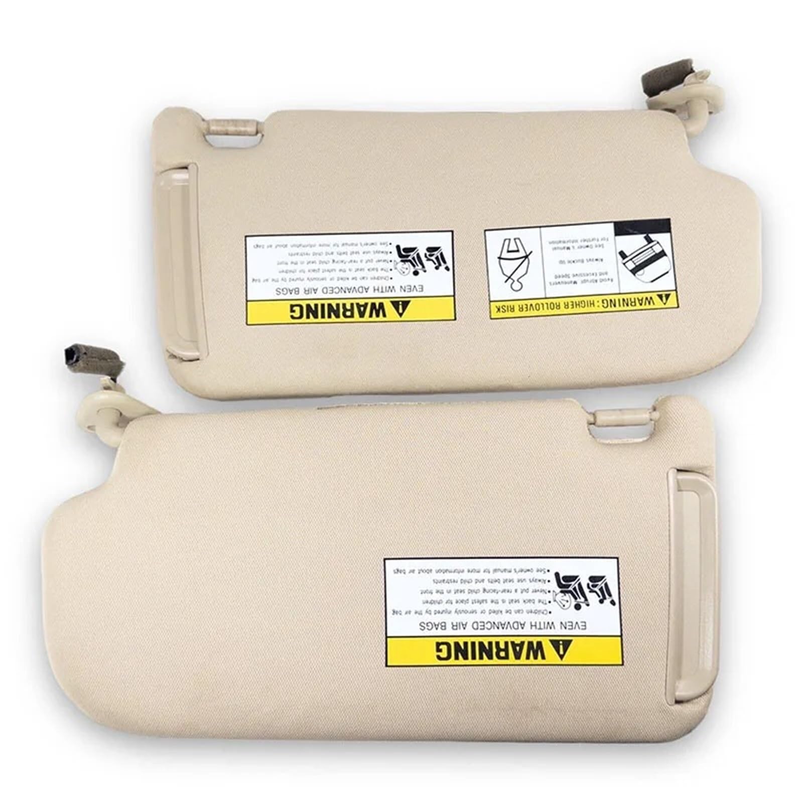 Auto-Sonnenblendenbaugruppe Für Sonata Für Tucson 2005-2009 Fahrer Passagier Seite Sonnenblende Tan Tuch OEM 852102e000xu 852202e000xu Blendfreie Sonnenblende(Right) von UMDJJU