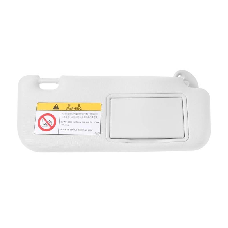 Auto-Sonnenblendenbaugruppe Für Toyota Für Corolla Für Corolla Für Hybrid Links/Rechts Fahrerseite Sonnenblende Ersatz Auto Sonnenblende Blendfreie Sonnenblende(Right-Grey) von UMDJJU