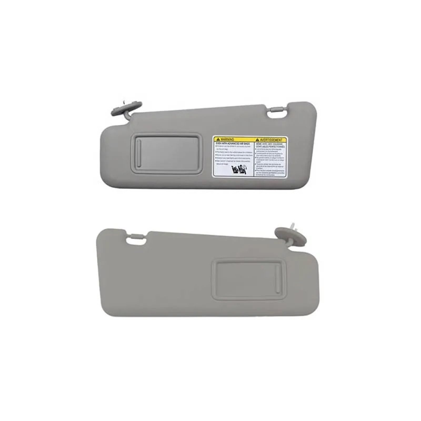 Auto-Sonnenblendenbaugruppe Für Toyota Für Highlander 2008 2009 2010 2012 2013 Auto Sonnenblenden Zubehör 74320-48500-B0 7432048500E0 7432048500B0 Blendfreie Sonnenblende(Grey A Pair) von UMDJJU