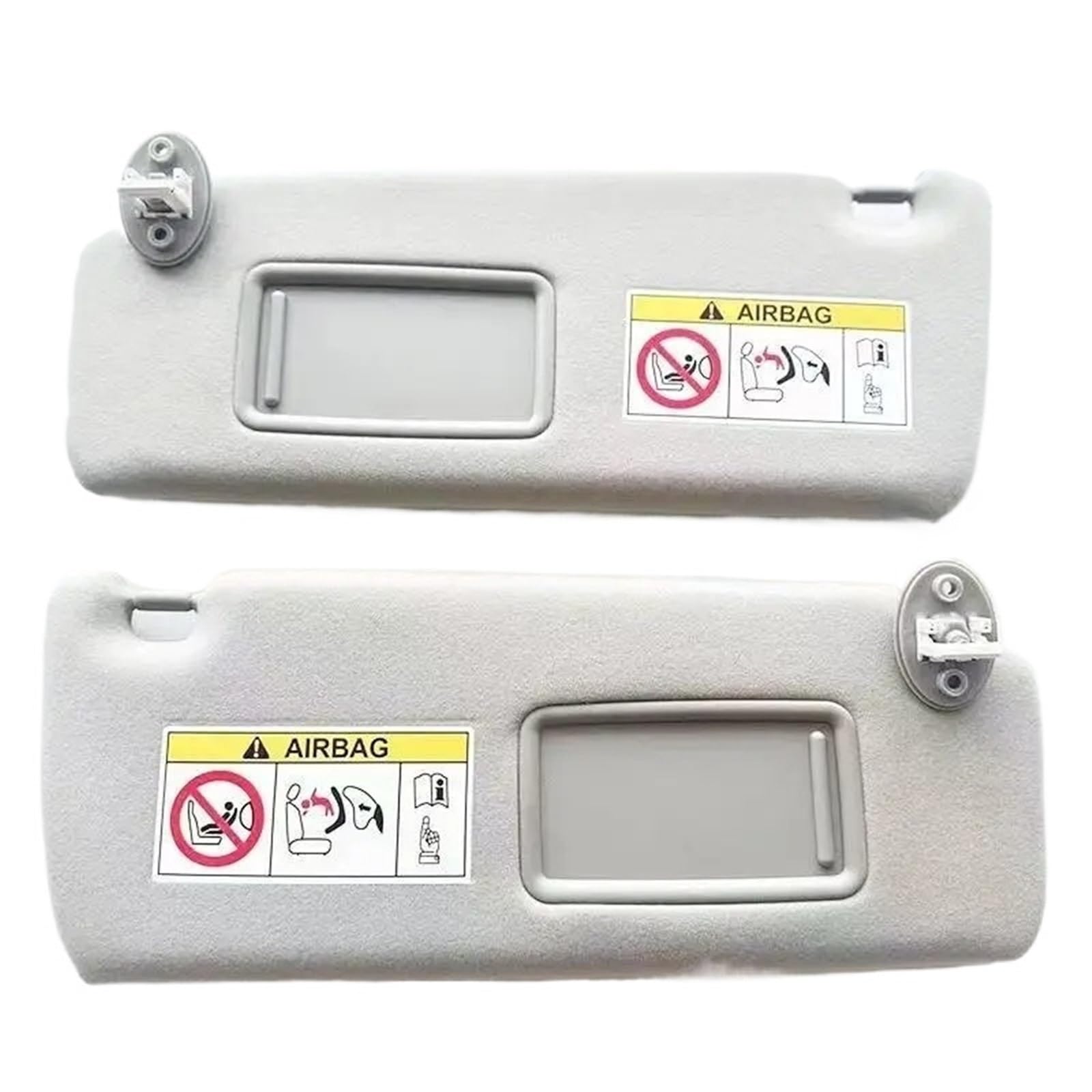 Auto-Sonnenblendenbaugruppe Für Toyota Für Land Für Cruiser Für Prado Sonnenblende KDJ155/KDJ150 2010-2023 7431060C40A3 7432060D40B0 Kompatibel Mit Make-up-Spiegel Blendfreie Sonnenblende(Gray) von UMDJJU