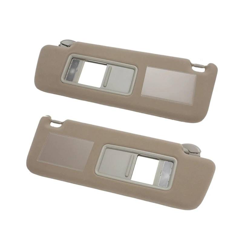 Auto-Sonnenblendenbaugruppe Für Toyota Für Land Für Cruiser J12 Für Prado LC 2002-2008 2009 Sonnenblende Schatten Grau Beige Links Rechts Fahrer Beifahrerseite Auto Sonnenblende Blendfreie Sonnenble von UMDJJU