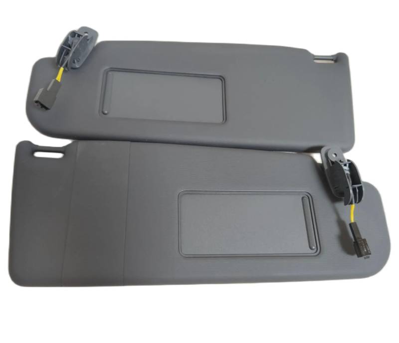 Auto-Sonnenblendenbaugruppe Für VW Für Golf 4 Für Jetta MK4 Für Passat B5 1998-2013 Schwarze Sonnenblende Vorne L Oder R Seite 5U0857551 5U0857552 Blendfreie Sonnenblende(Black a Pair) von UMDJJU