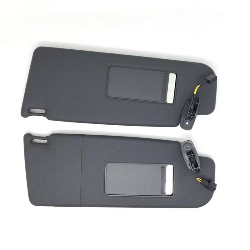 Auto-Sonnenblendenbaugruppe Für VW Für Golf 4 Für Jetta MK4 Für Passat B5 Für Käfer 1998-2013 Schwarze Sonnenblende Vorne L Oder R Seite 5U0857551 5U0857552 1/2 Stücke Blendfreie Sonnenblende(Left LH von UMDJJU