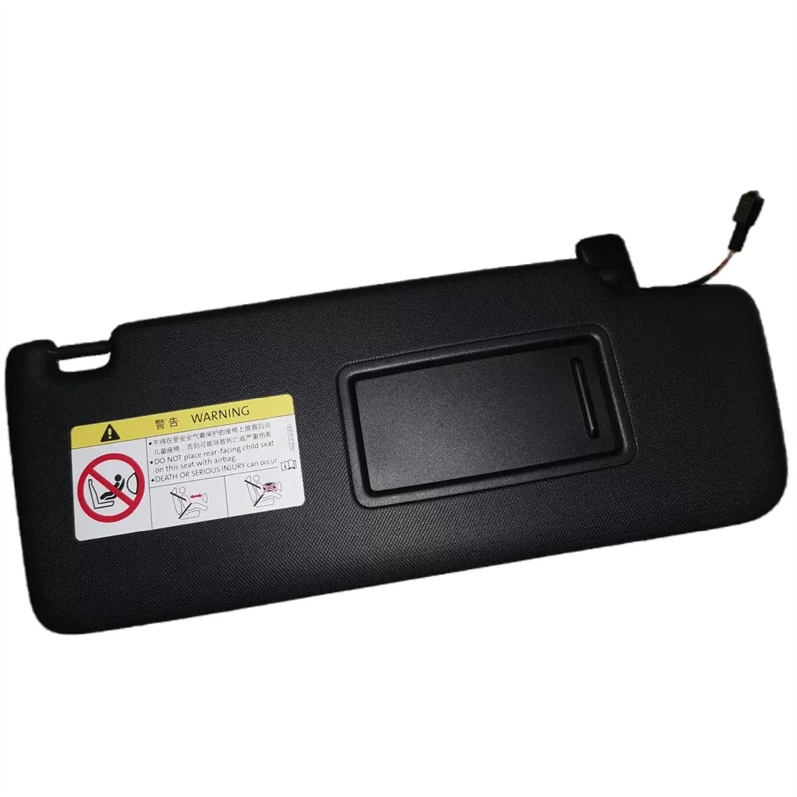 Auto-Sonnenblendenbaugruppe Für VW Für ID.4 Für Crozz Für Tayron Für Tiguan 5TD857551A 5TD857552C Schwarz Grau Front Sonnenblende Panel Mit Make-Up Spiegel Blendfreie Sonnenblende(Grey Left) von UMDJJU