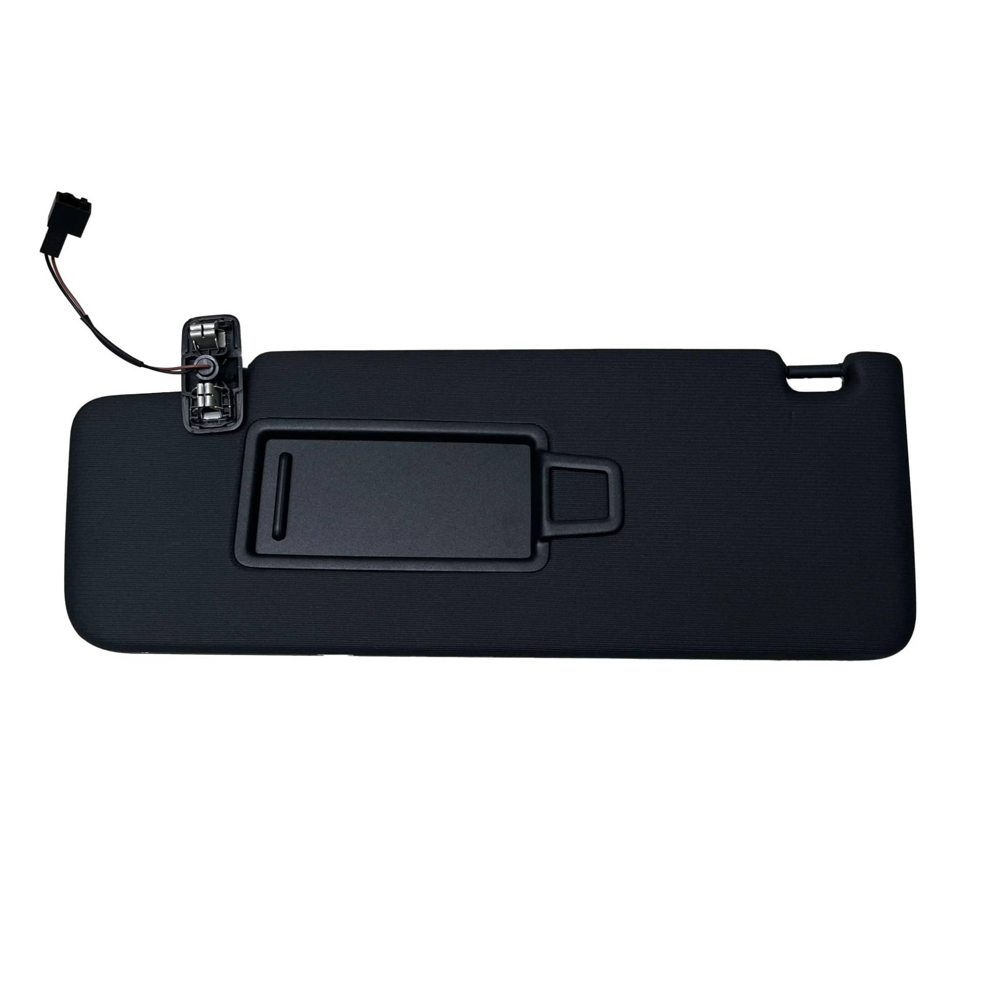 Auto-Sonnenblendenbaugruppe Für VW Für Tiguan Für L II Für Touran L II 2017-2020 Schwarz Grau Front Sonnenblende Panel Mit Make-Up Spiegel 5TD857521 5TD857522 Blendfreie Sonnenblende(Driver Side) von UMDJJU
