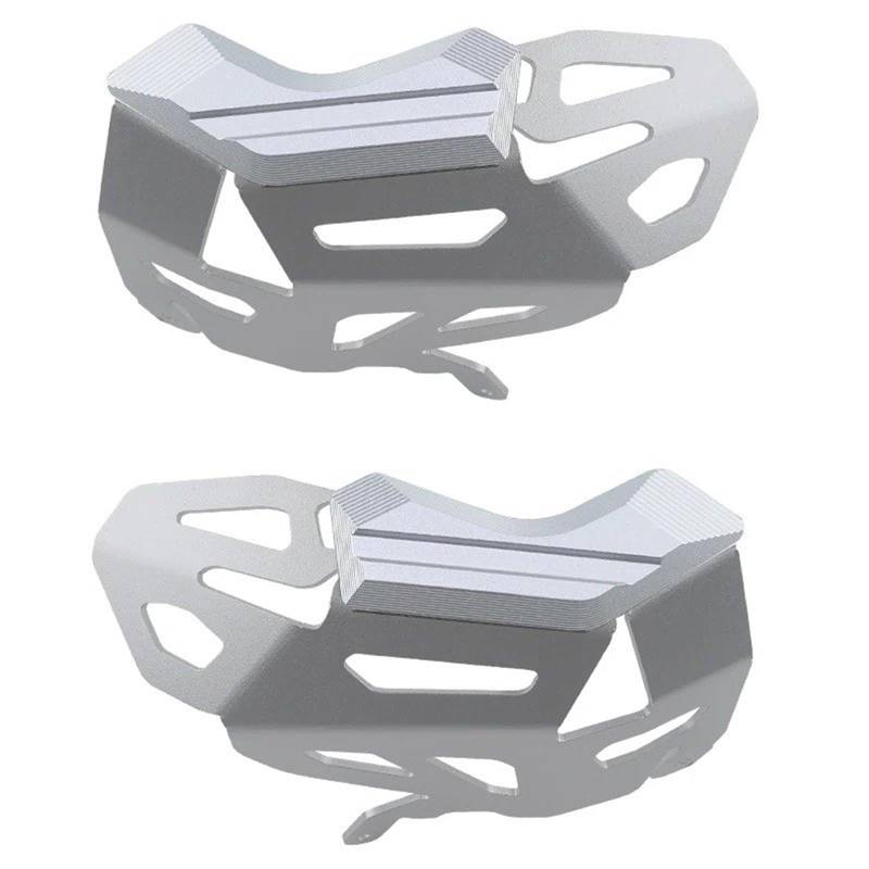 Engine Protection Skid Plate Für R1250GS Für ADV Für Abenteuer R1250R Für R1250RS Für R1250RT Motor Wachen Zylinderkopf Wachen Schutz Abdeckung Schutz Skid Plate(All Silver) von UMDJJU