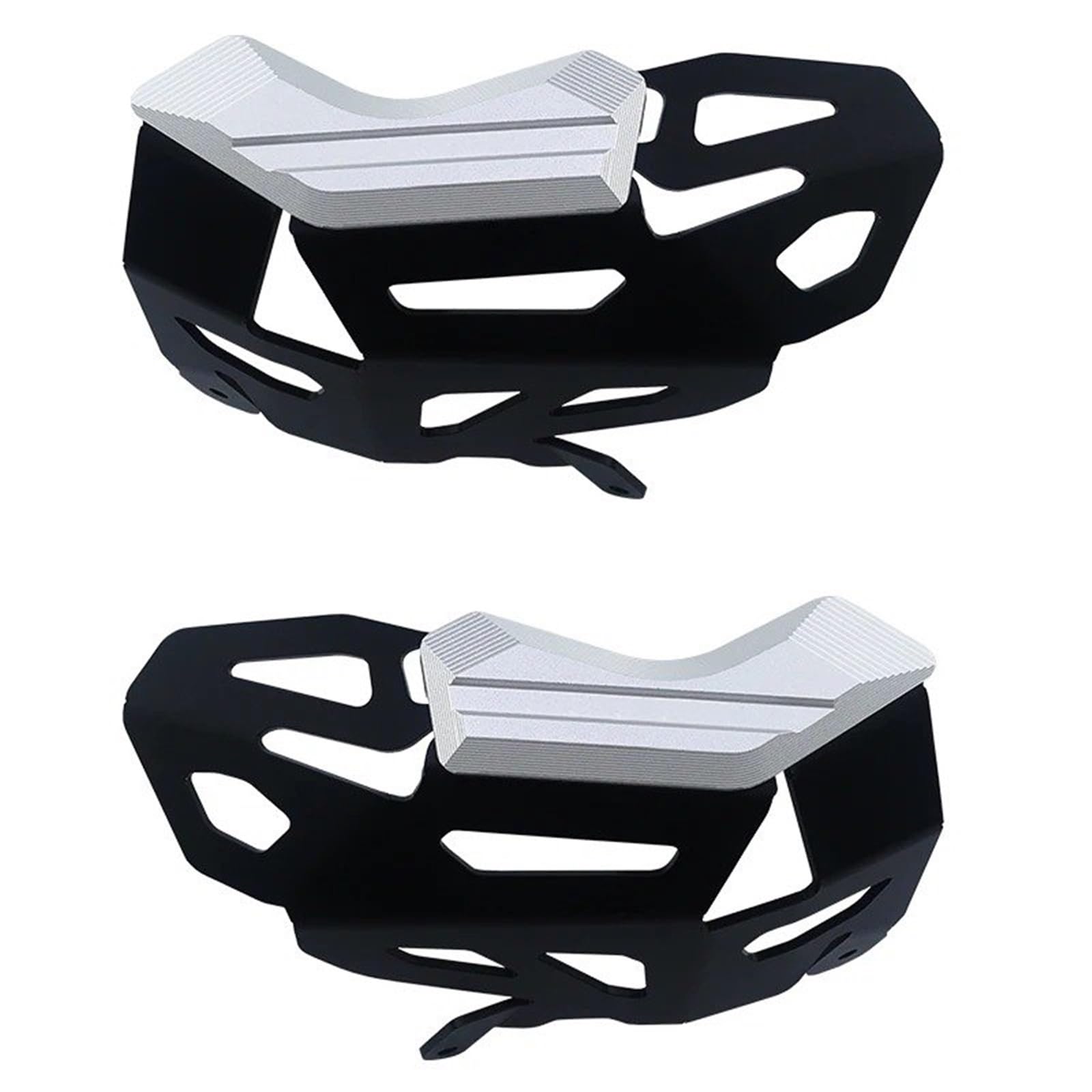 Engine Protection Skid Plate Für R1250GS Für ADV Für Abenteuer R1250R Für R1250RS Für R1250RT Motor Wachen Zylinderkopf Wachen Schutz Abdeckung Schutz Skid Plate(Black-Silver) von UMDJJU