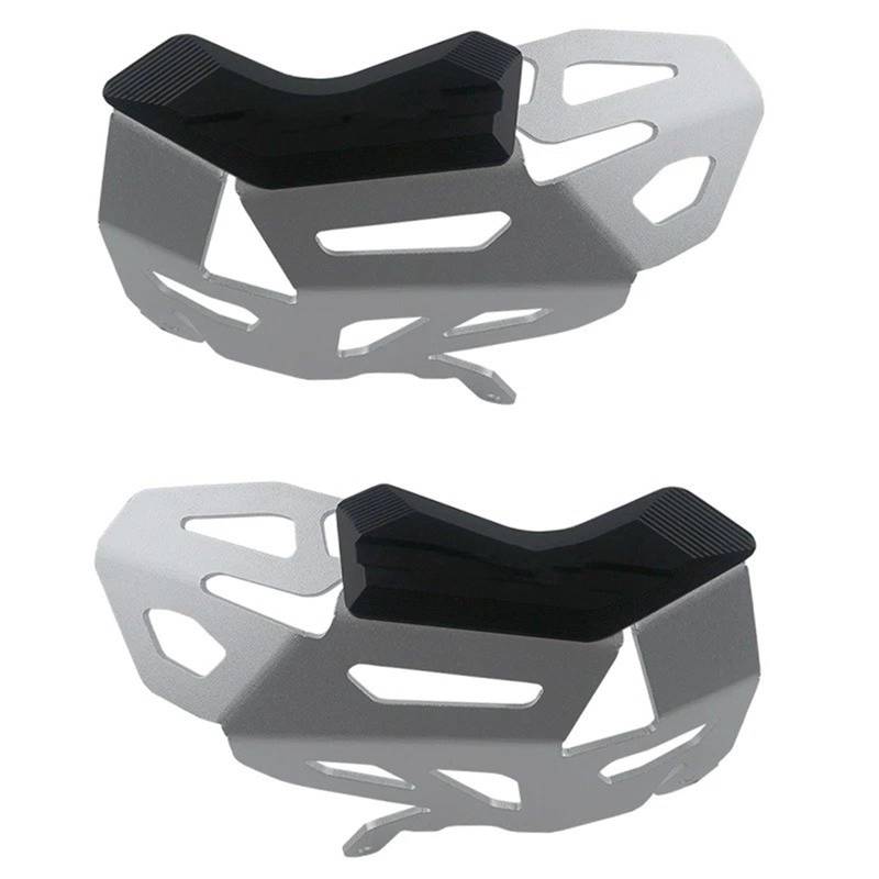 Engine Protection Skid Plate Für R1250GS Für ADV Für Abenteuer R1250R Für R1250RS Für R1250RT Motor Wachen Zylinderkopf Wachen Schutz Abdeckung Schutz Skid Plate(Silver-Black) von UMDJJU